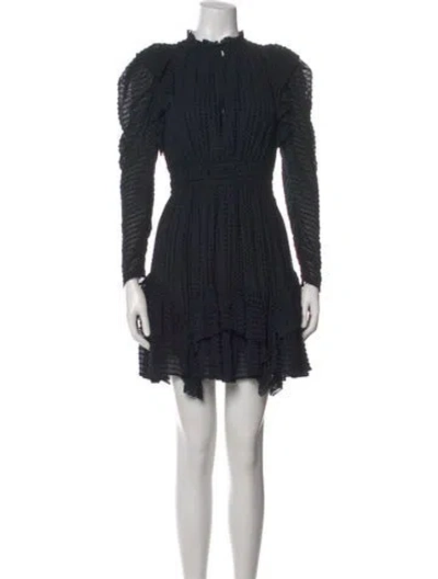 Pre-owned Ulla Johnson Silk Mini Dress In Neutral