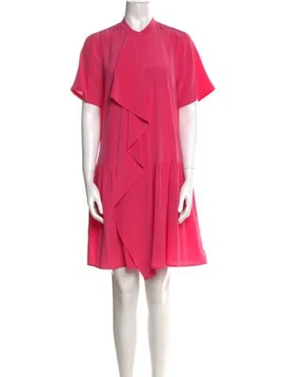 Pre-owned Ulla Johnson Silk Mini Dress In Pink
