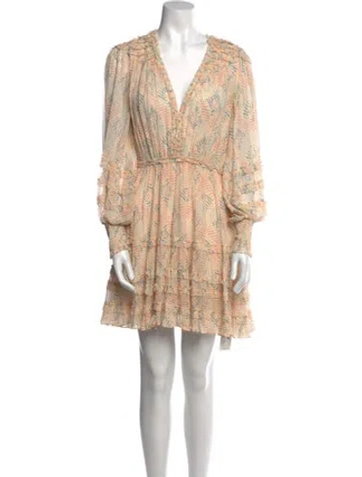 Pre-owned Ulla Johnson Silk Mini Dress In Pink