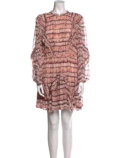 Pre-owned Ulla Johnson Silk Mini Dress In Pink