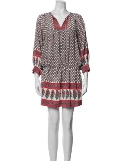 Pre-owned Ulla Johnson Silk Mini Dress In Pink