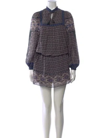 Pre-owned Ulla Johnson Silk Mini Dress In Red