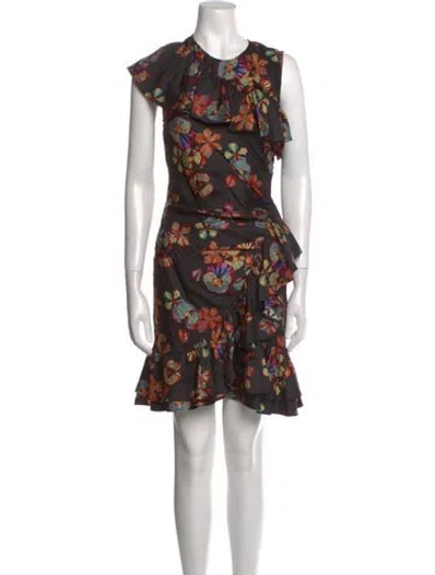 Pre-owned Ulla Johnson Silk Mini Dress W/ Tags In Black