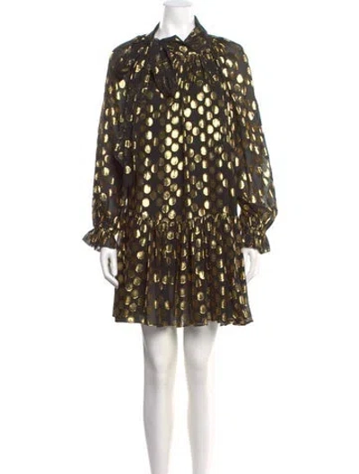 Pre-owned Ulla Johnson Silk Mini Dress W/ Tags In Multi