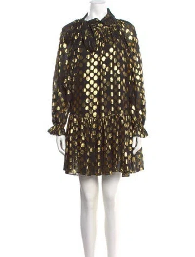 Pre-owned Ulla Johnson Silk Mini Dress W/ Tags In Multi