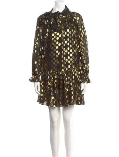 Pre-owned Ulla Johnson Silk Mini Dress W/ Tags In Multi