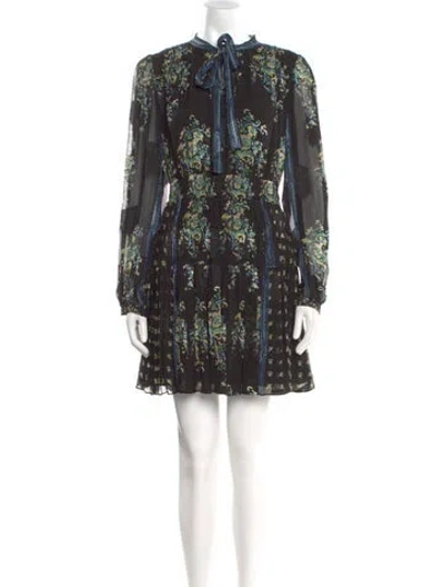 Pre-owned Ulla Johnson Silk Mini Dress W/ Tags In Multi