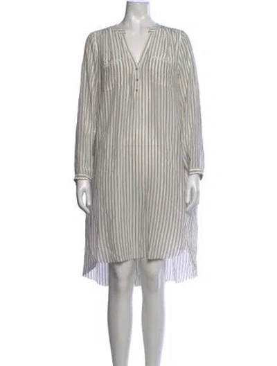 Pre-owned Ulla Johnson Silk Mini Dress In White