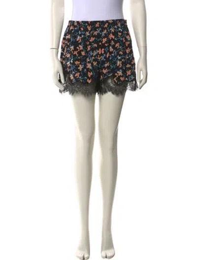 Pre-owned Ulla Johnson Silk Mini Shorts In Neutral