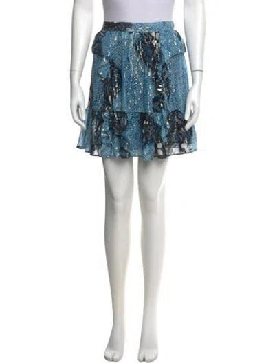 Pre-owned Ulla Johnson Silk Mini Skirt
