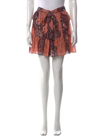 Pre-owned Ulla Johnson Silk Mini Skirt