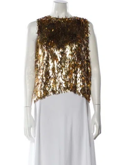 Pre-owned Ulla Johnson Silk Patterned Top