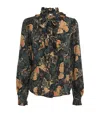 Ulla Johnson Silk Printed Catroux Blouse In Multi