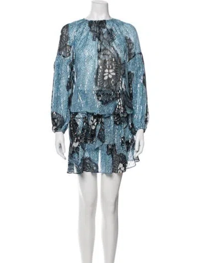 Pre-owned Ulla Johnson Silk Printed Skirt Set