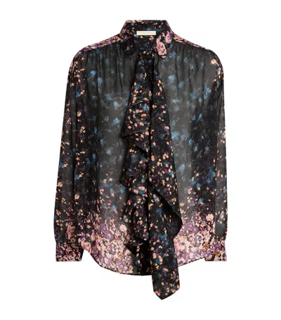 Ulla Johnson Silk Ruffle Gesture Blouse