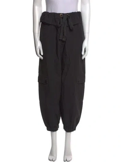 Pre-owned Ulla Johnson Skinny Leg Pants In Black