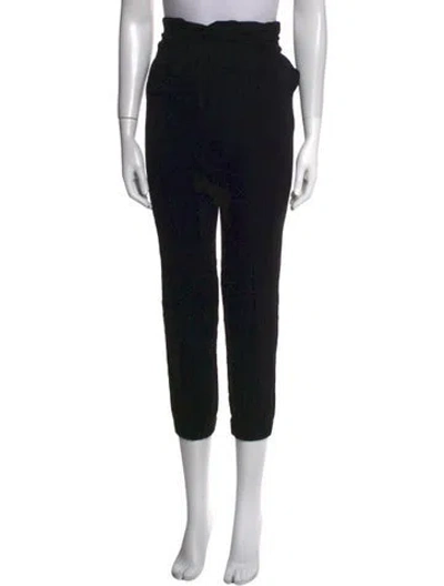 Pre-owned Ulla Johnson Skinny Leg Pants In Black