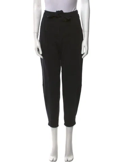 Pre-owned Ulla Johnson Skinny Leg Pants In Black
