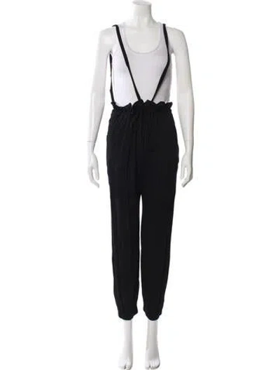 Pre-owned Ulla Johnson Skinny Leg Pants In Black