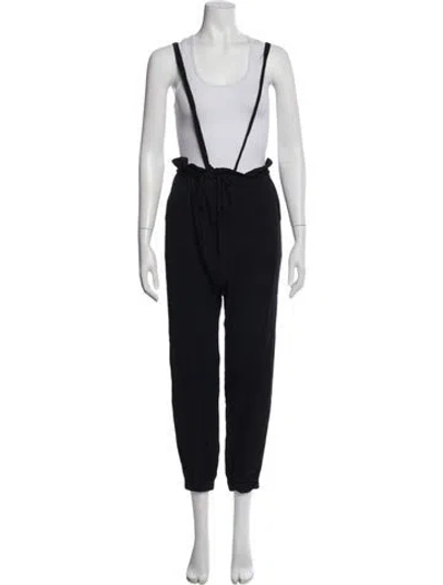 Pre-owned Ulla Johnson Skinny Leg Pants In Black