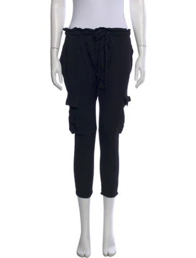 Pre-owned Ulla Johnson Skinny Leg Pants In Black