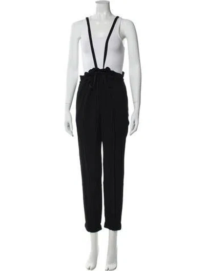 Pre-owned Ulla Johnson Skinny Leg Pants In Black