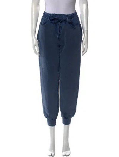 Pre-owned Ulla Johnson Skinny Leg Pants In Blue