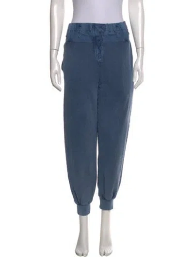 Pre-owned Ulla Johnson Skinny Leg Pants In Blue