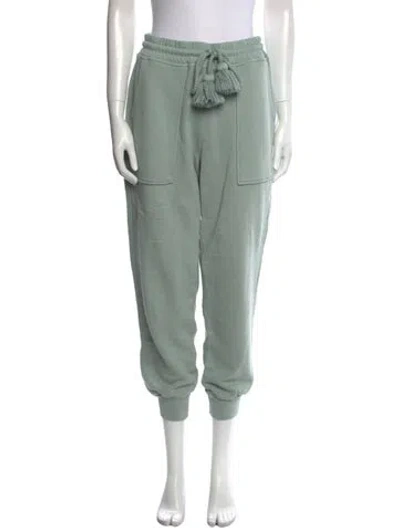 Pre-owned Ulla Johnson Skinny Leg Pants In Green