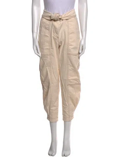 Pre-owned Ulla Johnson Skinny Leg Pants In Neutral