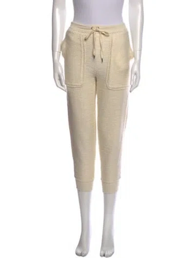 Pre-owned Ulla Johnson Skinny Leg Pants In Neutral