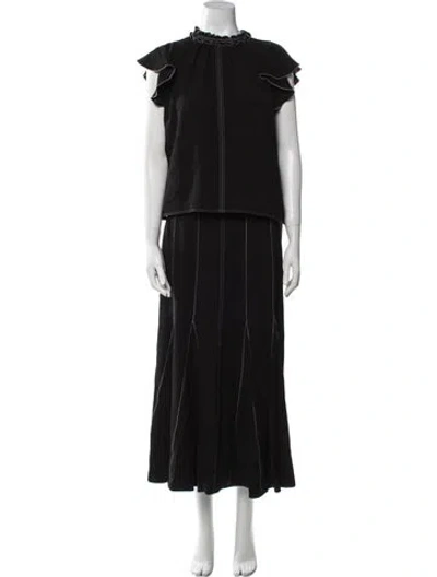Pre-owned Ulla Johnson Skirt Set In Blue