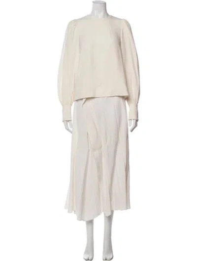 Pre-owned Ulla Johnson Skirt Set In White