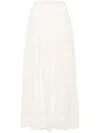 Ulla Johnson Super-long Midi Skirt In Neutral
