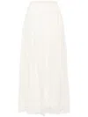 Ulla Johnson Super-long Midi Skirt In Gray
