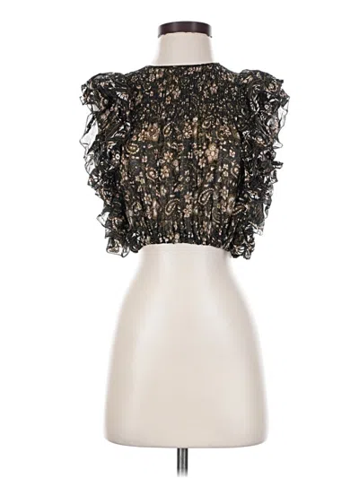 Pre-owned Ulla Johnson Sleeveless Blouse In Black
