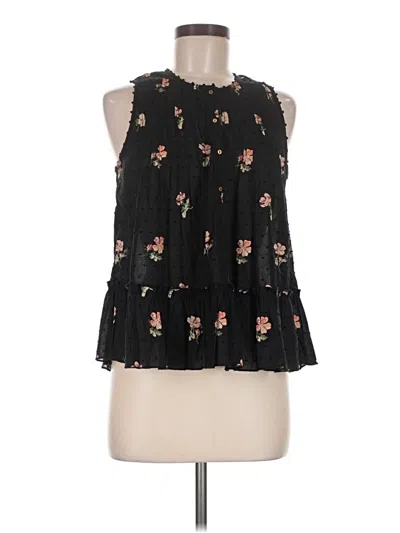 Pre-owned Ulla Johnson Sleeveless Blouse In Black