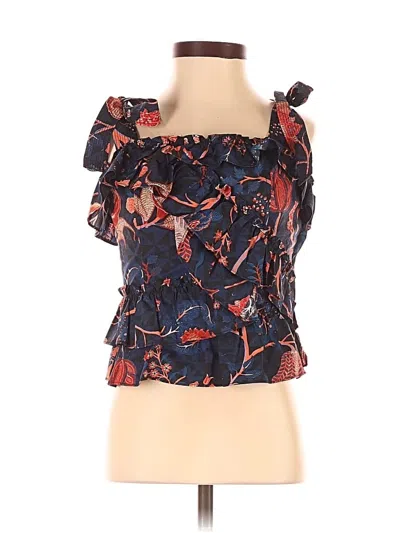 Pre-owned Ulla Johnson Sleeveless Blouse In Blue