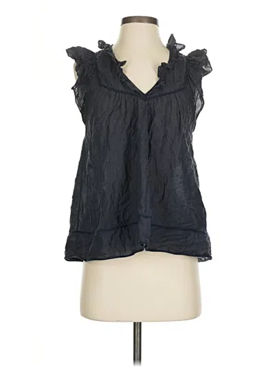 Pre-owned Ulla Johnson Sleeveless Blouse In Blue