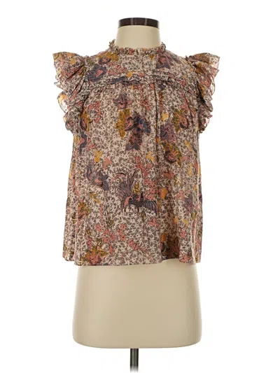 Pre-owned Ulla Johnson Sleeveless Blouse In Brown