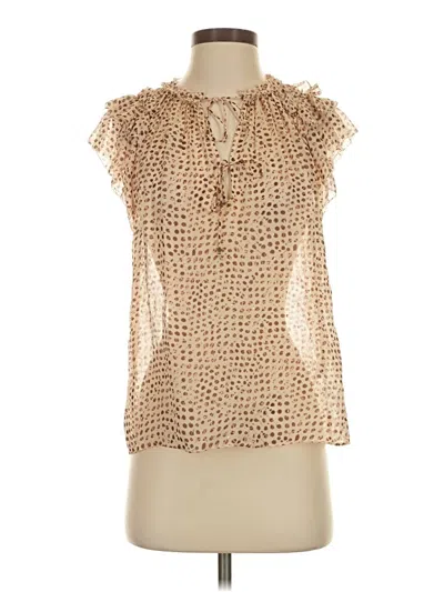 Pre-owned Ulla Johnson Sleeveless Blouse In Gold