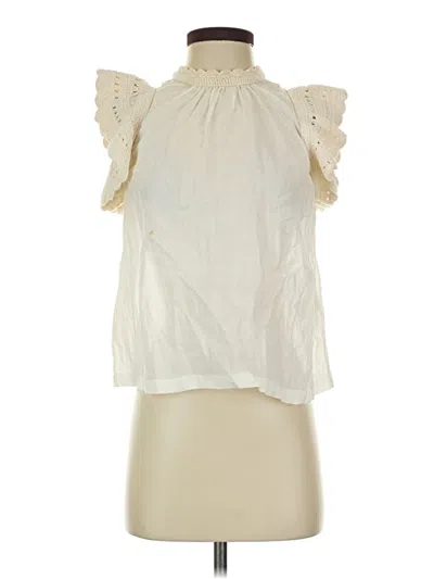 Pre-owned Ulla Johnson Sleeveless Blouse In Ivory