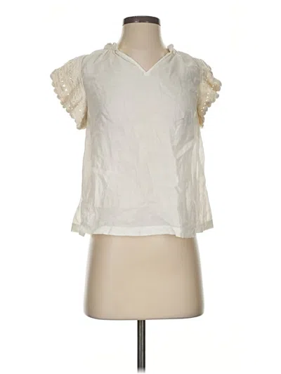 Pre-owned Ulla Johnson Sleeveless Blouse In Ivory