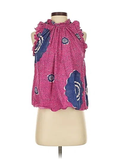 Pre-owned Ulla Johnson Sleeveless Blouse In Pink