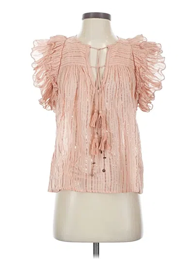 Pre-owned Ulla Johnson Sleeveless Blouse In Pink