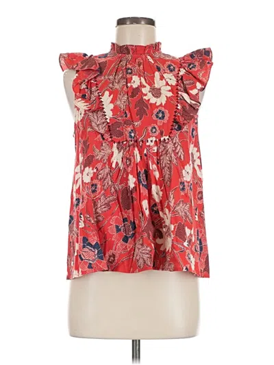 Pre-owned Ulla Johnson Sleeveless Blouse In Red