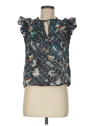 Pre-owned Ulla Johnson Sleeveless Blouse In Teal