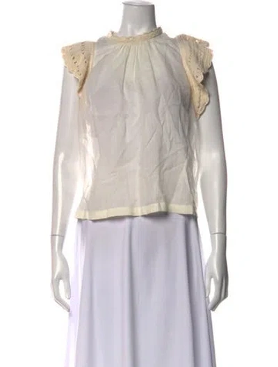 Pre-owned Ulla Johnson Sleeveless Blouse W/ Tags In Neutral