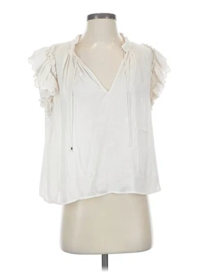 Pre-owned Ulla Johnson Sleeveless Blouse In White