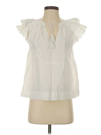 Pre-owned Ulla Johnson Sleeveless Blouse In White